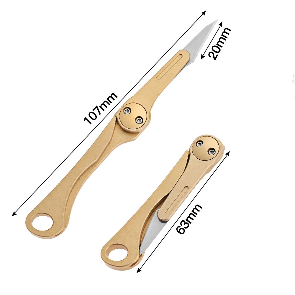 Vastar-Brass-Mini-Folding-KnIife-Pocket-Unpacking-Utility-KnIives-Scallpel-Sharp-Sellf-Deefense-Key--1685407