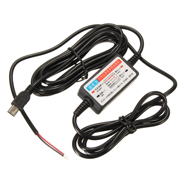 Car-DVR-Exclusive-Power-Box-Adapter-DC-Power-Cable-3m-12V-to-5V-Universal-1026055