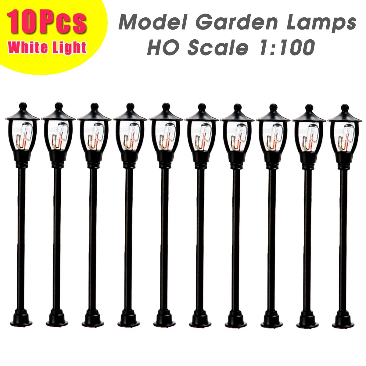 10PcsSet-HO-Scale-1100-6V-Model-Garden-Railway-Train-Lamp-Post-Street-Light-1616489