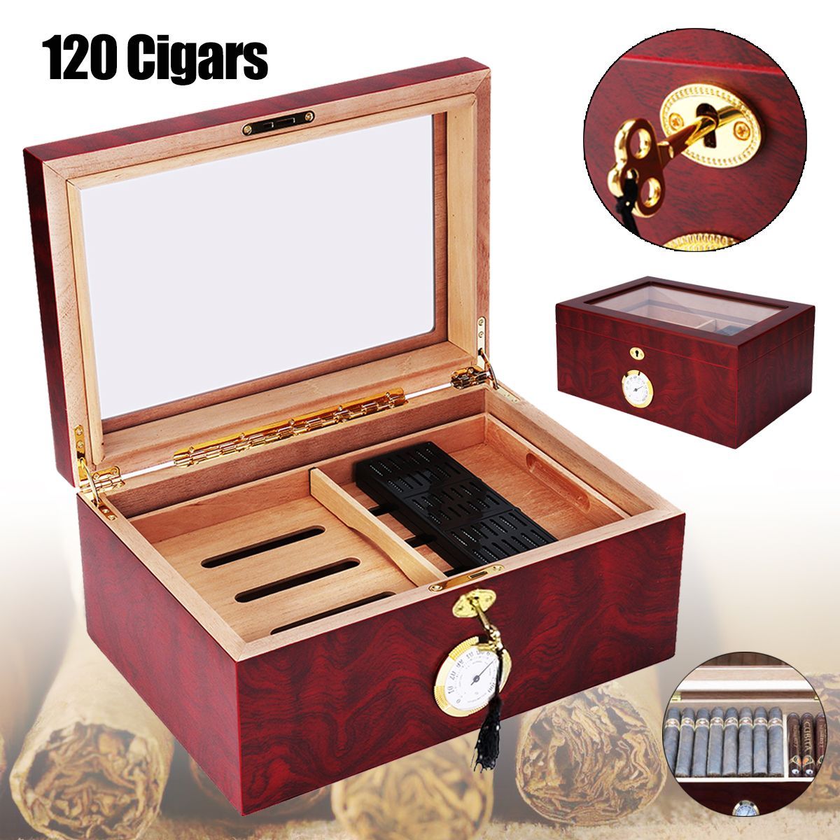 120-Pcs-Wooden-Grain-Humidifier-Storage-Box-Case-With-Lockstitch-Transparent-Display-Window-Double-L-1420573