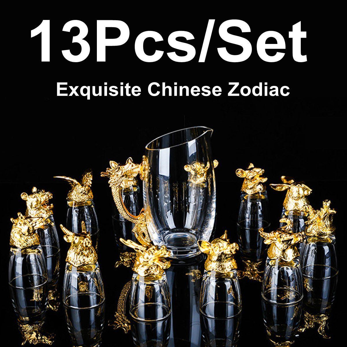 13Pcs-Glass-Spirit-Wines-Cup-Set-Chinese-Zodiac-Kitchen-Dining-Bar-Beers-Drinkware-1719568