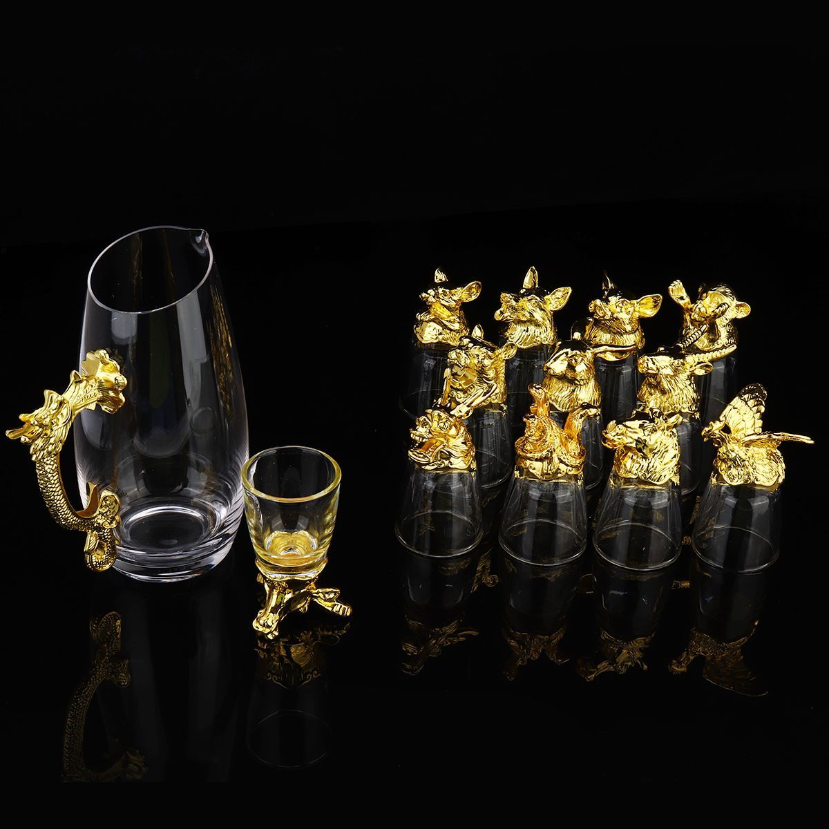 13Pcs-Glass-Spirit-Wines-Cup-Set-Chinese-Zodiac-Kitchen-Dining-Bar-Beers-Drinkware-1719568