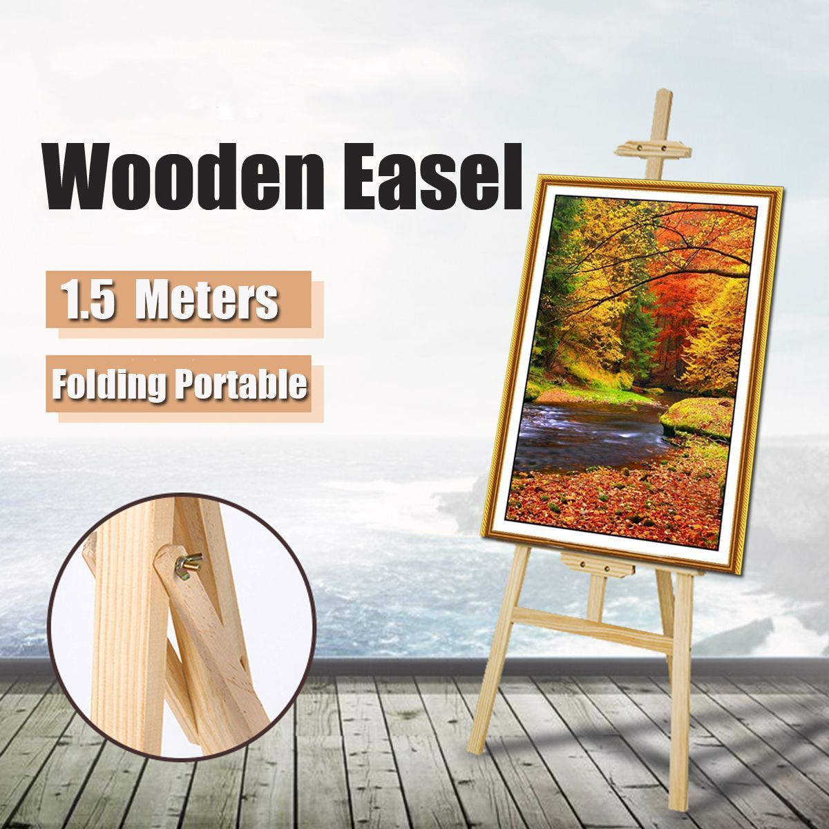 150CM-Professional-Art-Easel-Artist-Folding-Drawing-Sketchbook-for-Artists-Wooden-Easel-Paint-Sketch-1515871