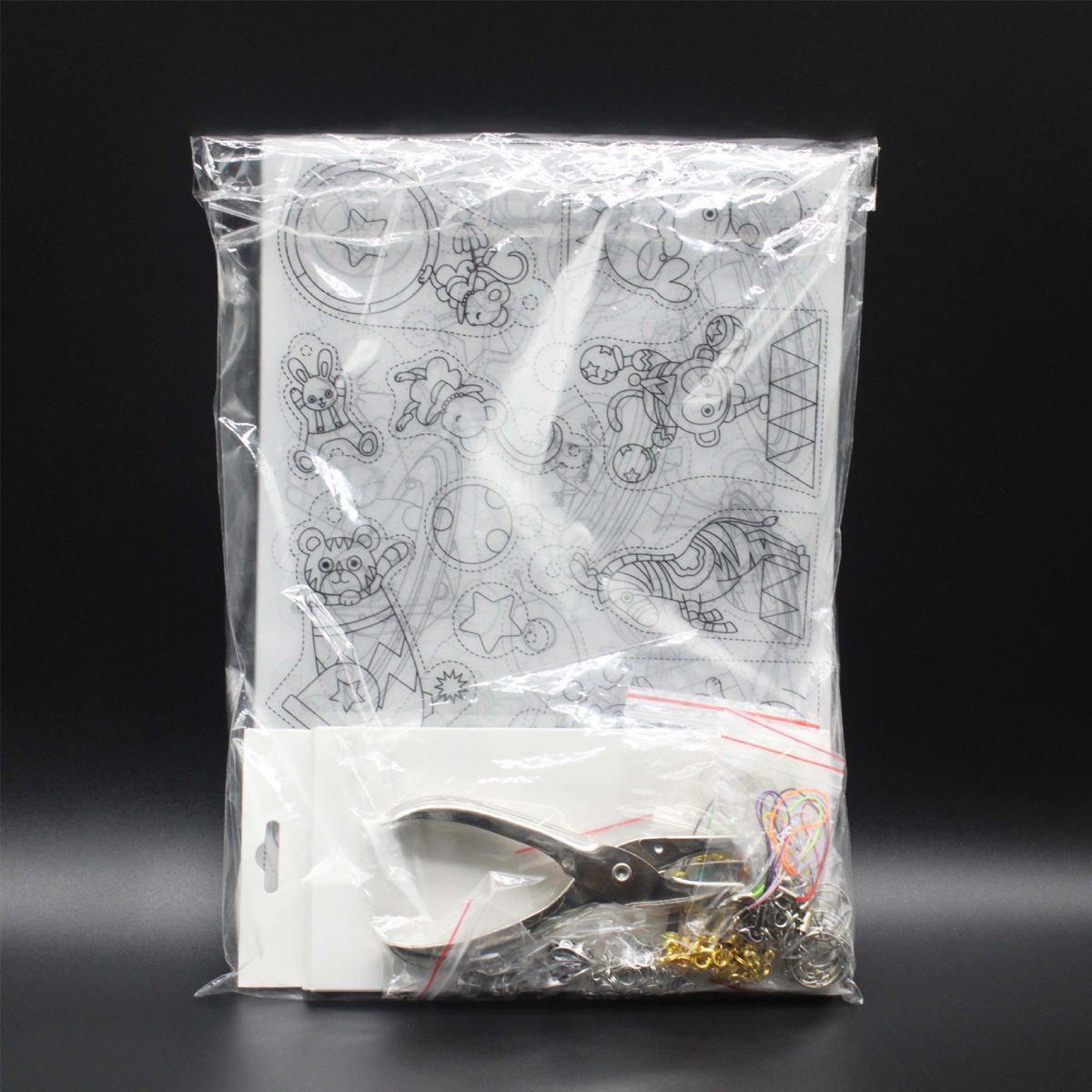 198Pcs145Pcs33Pcs-DIY-Heat-Shrink-Plastic-Sheet-Kit-Shrinky-Art-Paper-Hole-Punch-Keychains-Pencils-1750256