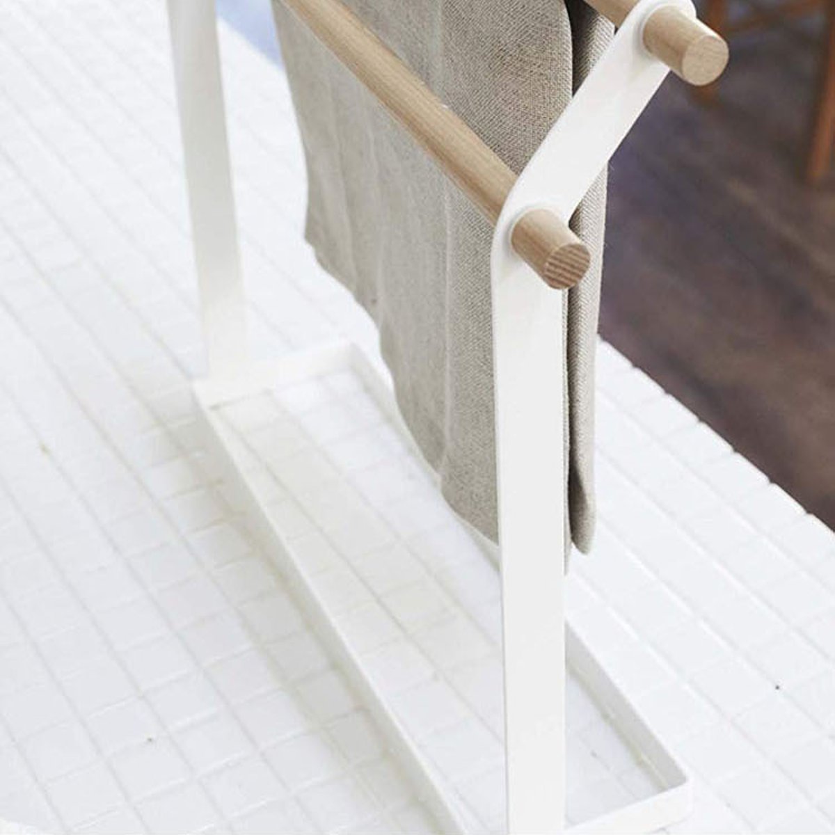 2-Tier-Iron-Towel-Holder-Storage-Organizer-Drying-Rack-Hanger-Kitchen-Bathroom-1629710