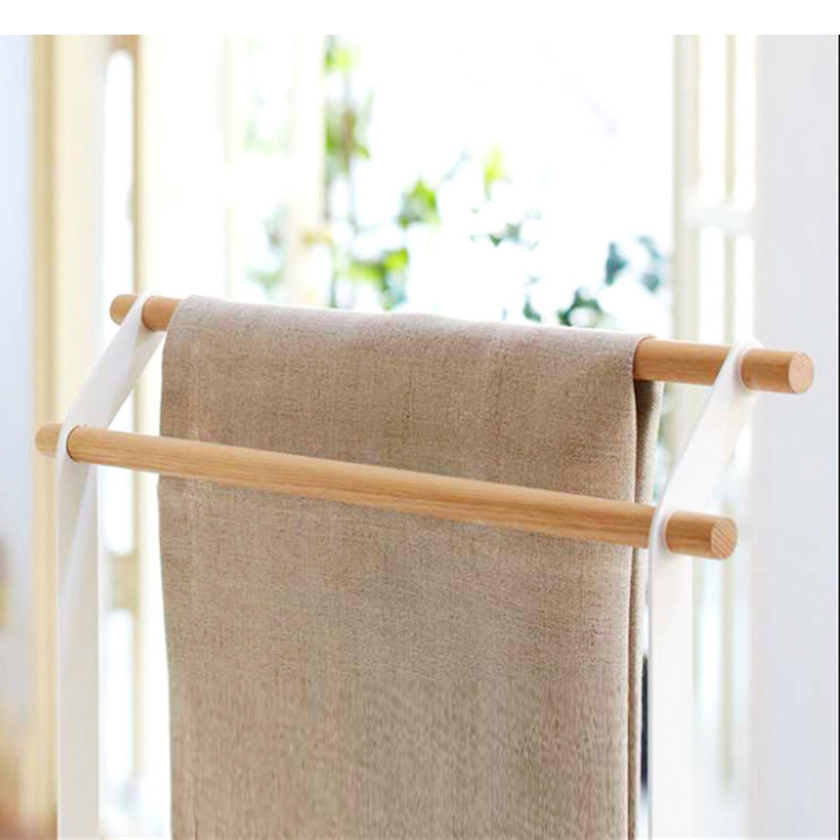 2-Tier-Iron-Towel-Holder-Storage-Organizer-Drying-Rack-Hanger-Kitchen-Bathroom-1629710