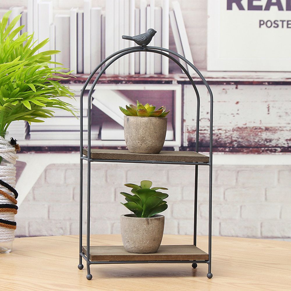 2-Tier-Plant-Stand-Metal-Flower-Pot-Garden-Shelf-Display-Rack-Outdoor-Indoor-1681620