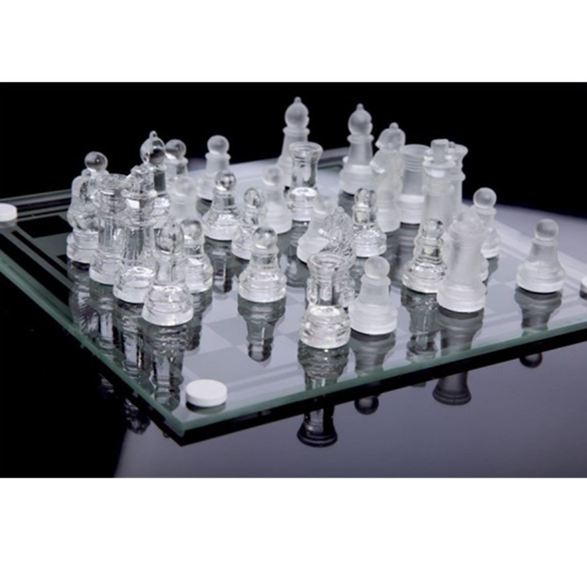 2020--2525CM-High-end-Elegant-K9-Checker-Glass-Chess-Game-Set-Home-Decorations-1459174