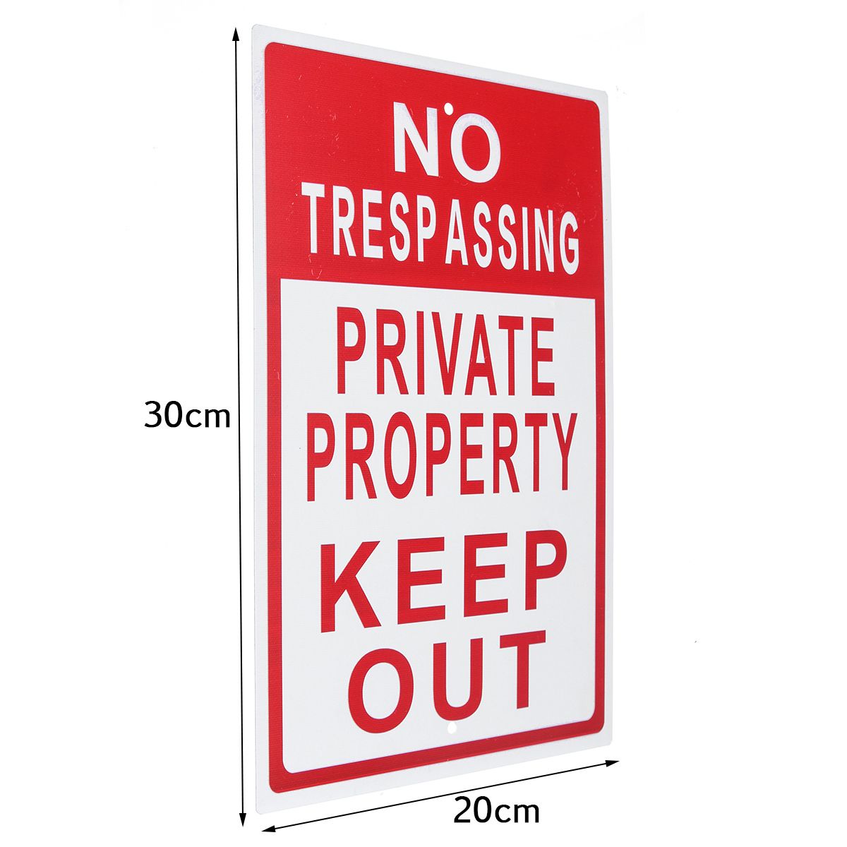 20cmx30cm-Aluminum-No-Trespassing-Private-Property-Keep-Out-Sign-Warning-Sign-1454768