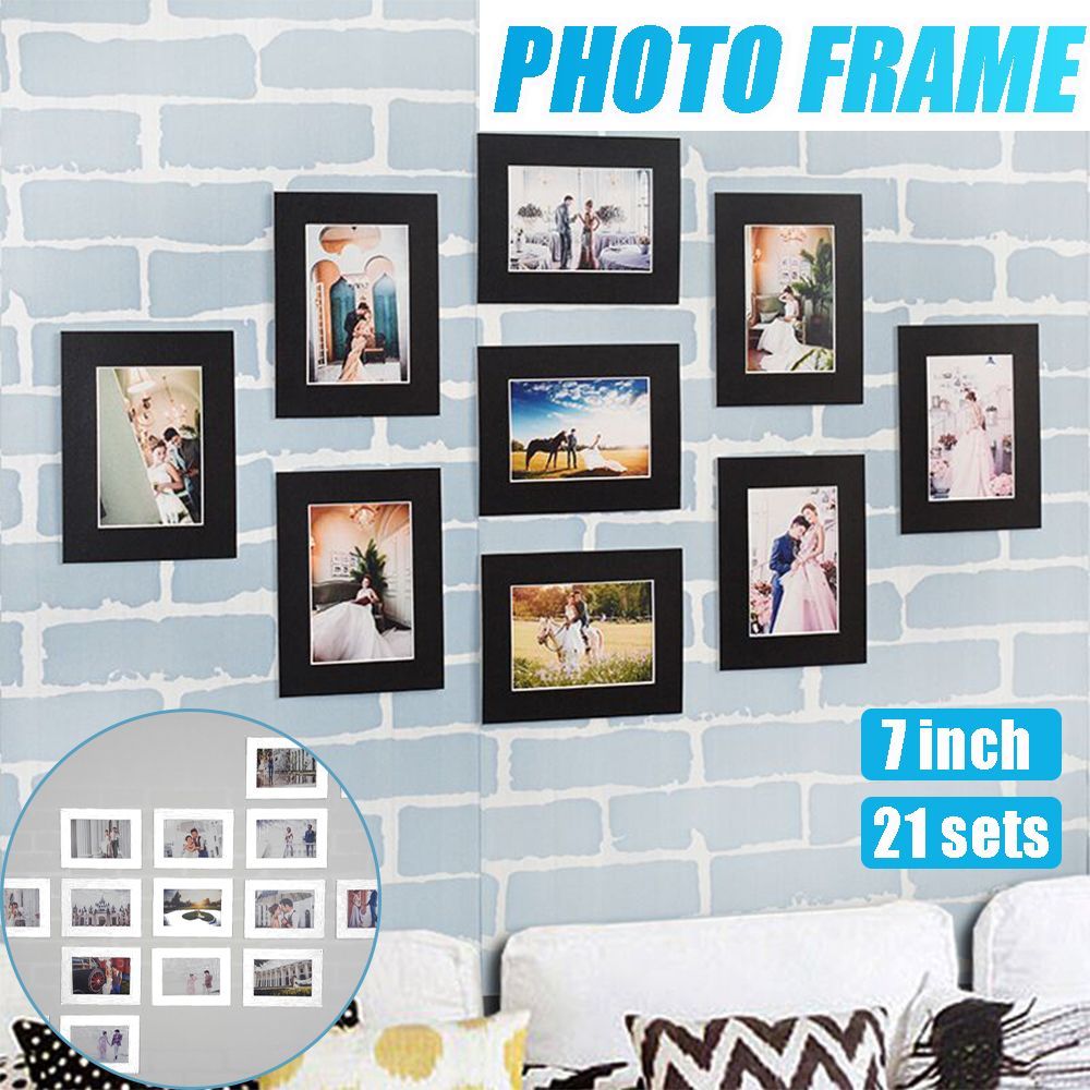 21Pcs-Creative-Cardboard-7-inch-Photo-Wall-DIY-Combination-Photo-Frame-1679228