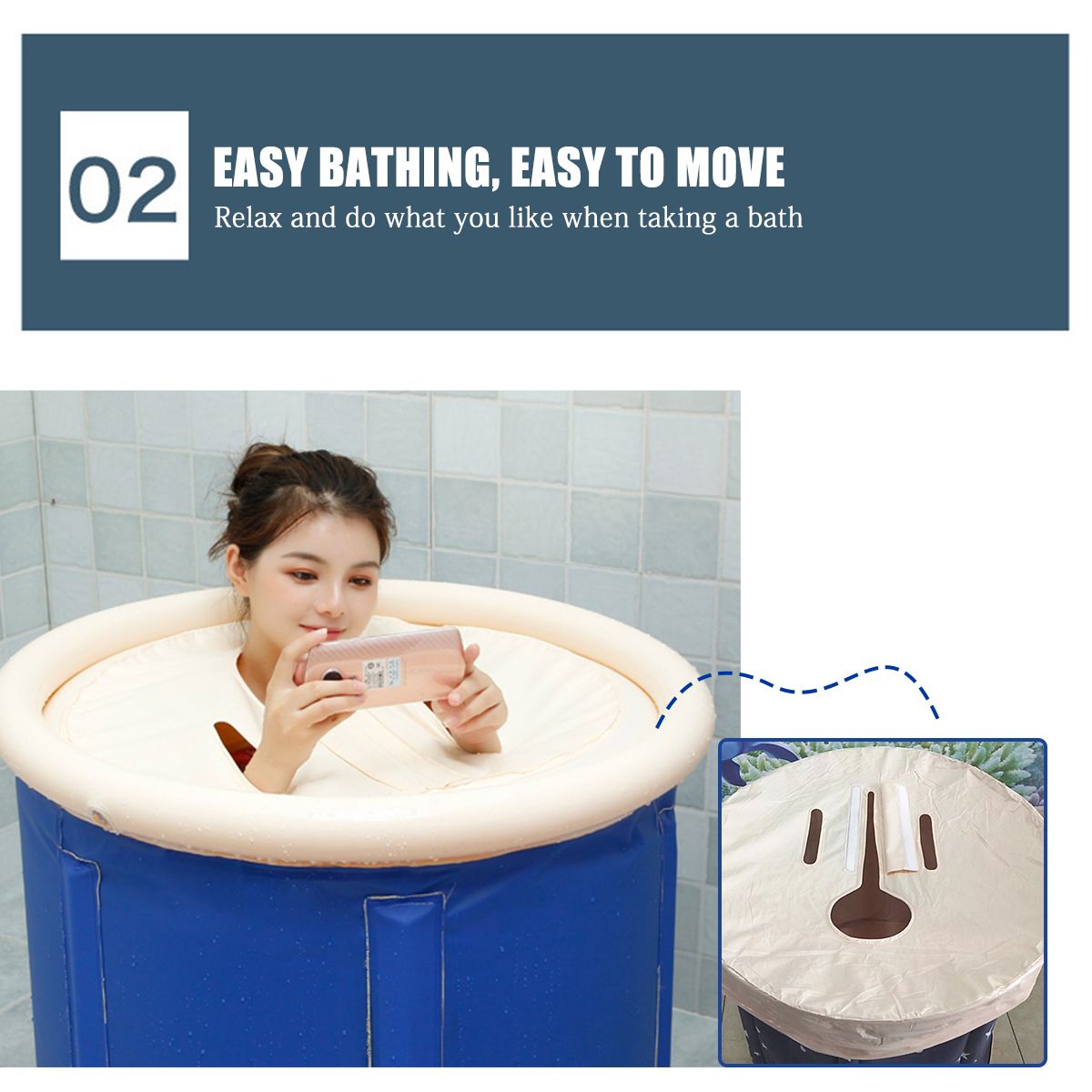 250L-Folding-Portable-Bathtub-PVC-Water-Tub-Intdoor-Room-Adult-Spa-Bath-Blue-1671798