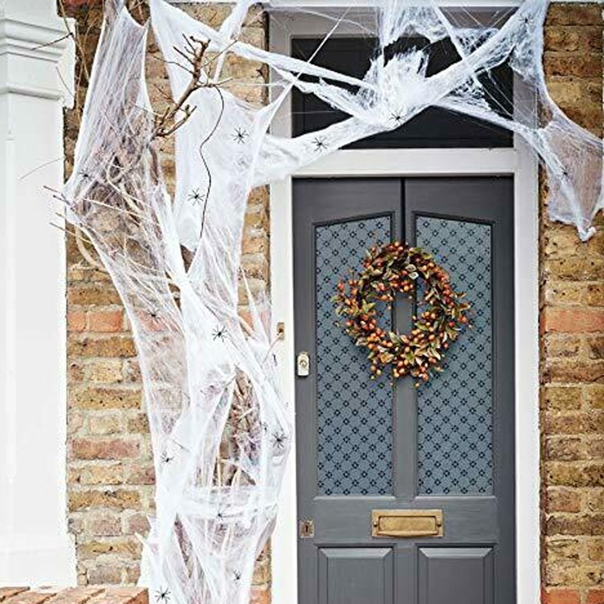 250g-Spider-Web-With-48Pcs-Small-Spiders-Halloween-Outdoor-Party-Decorations-Props-Supplies-1730880