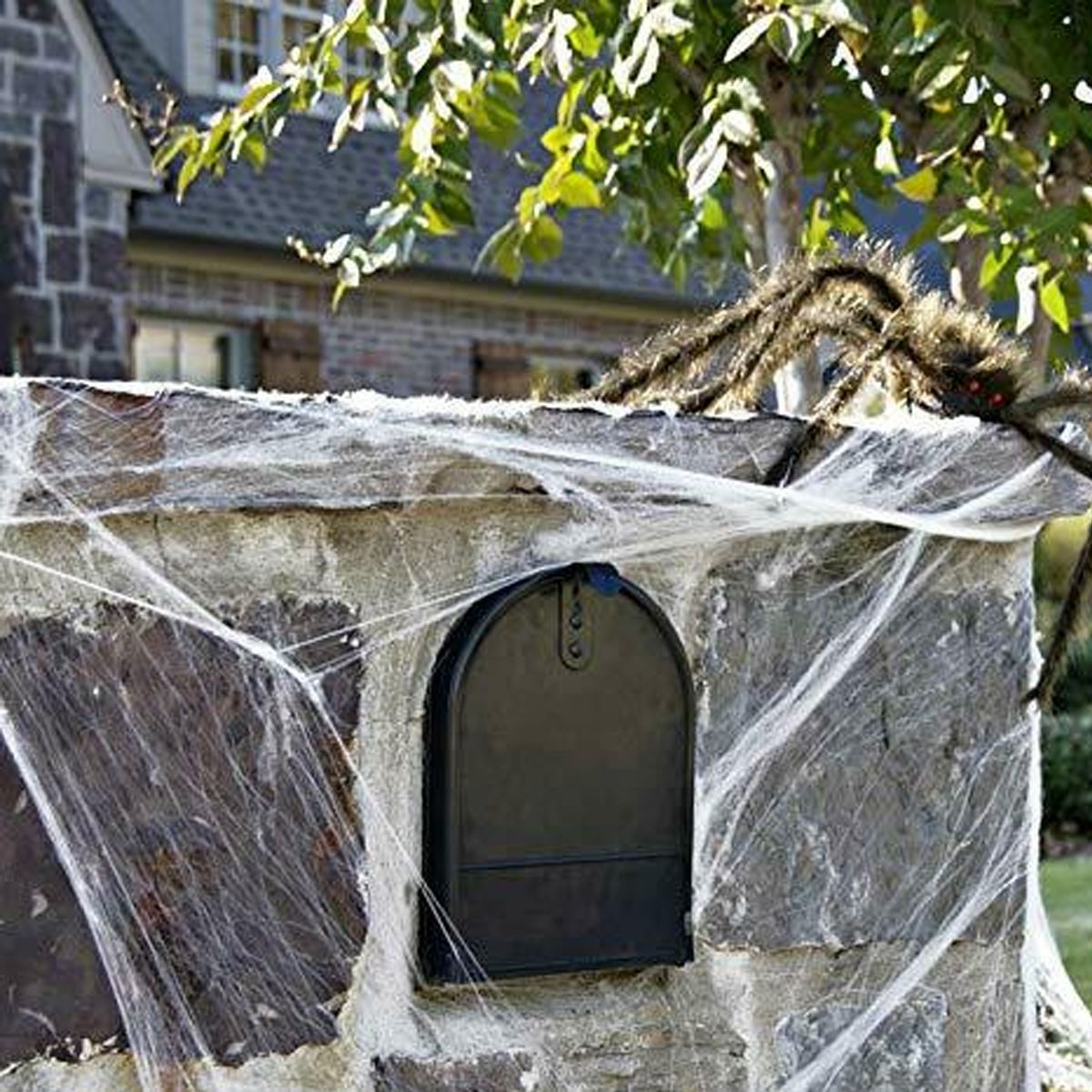 250g-Spider-Web-With-48Pcs-Small-Spiders-Halloween-Outdoor-Party-Decorations-Props-Supplies-1730880