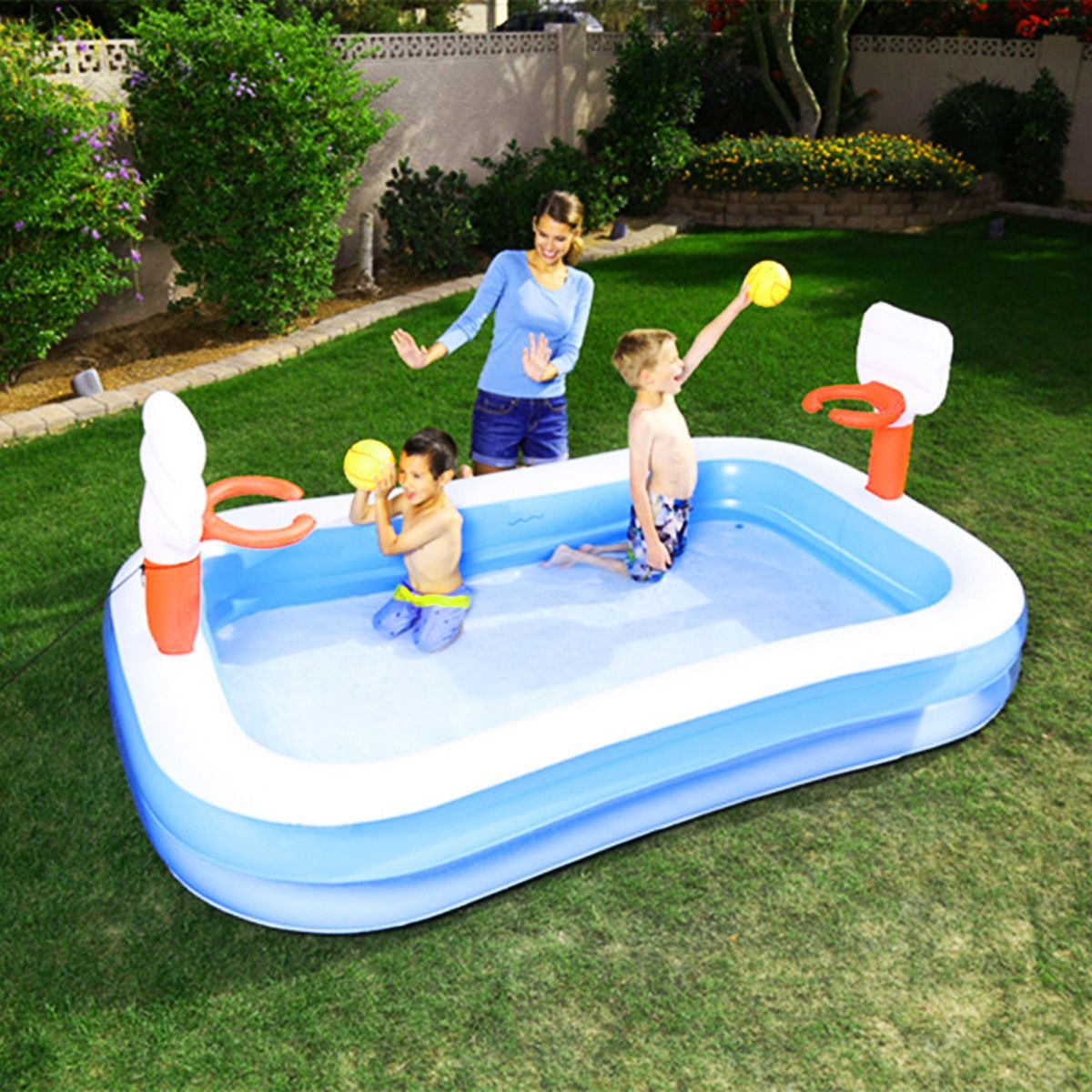 254168102cm-Inflatable-Swimming-Pool-Family-Garden-Outdoor-Paddling-Pool-Summer-Relax-Fun-1700382
