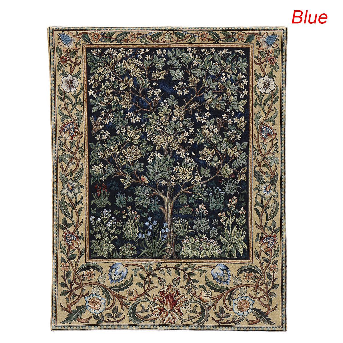 27X35-William-Morris-Tree-of-Life-Fine-Art-Tapestry-Wall-Hanging-Home-Decorations-1477349