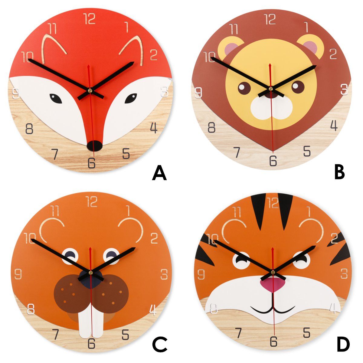 28cm-Animal-Mute-Round-Wall-Clock-Modern-Home-Living-Room-Kitchen-Watch-Decor-1450509