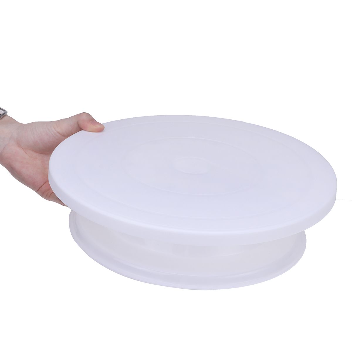 28cm-Rotating-Cake-Icing-Decorating-Revolving-Display-Stand-Turntable-Smoother-1515760