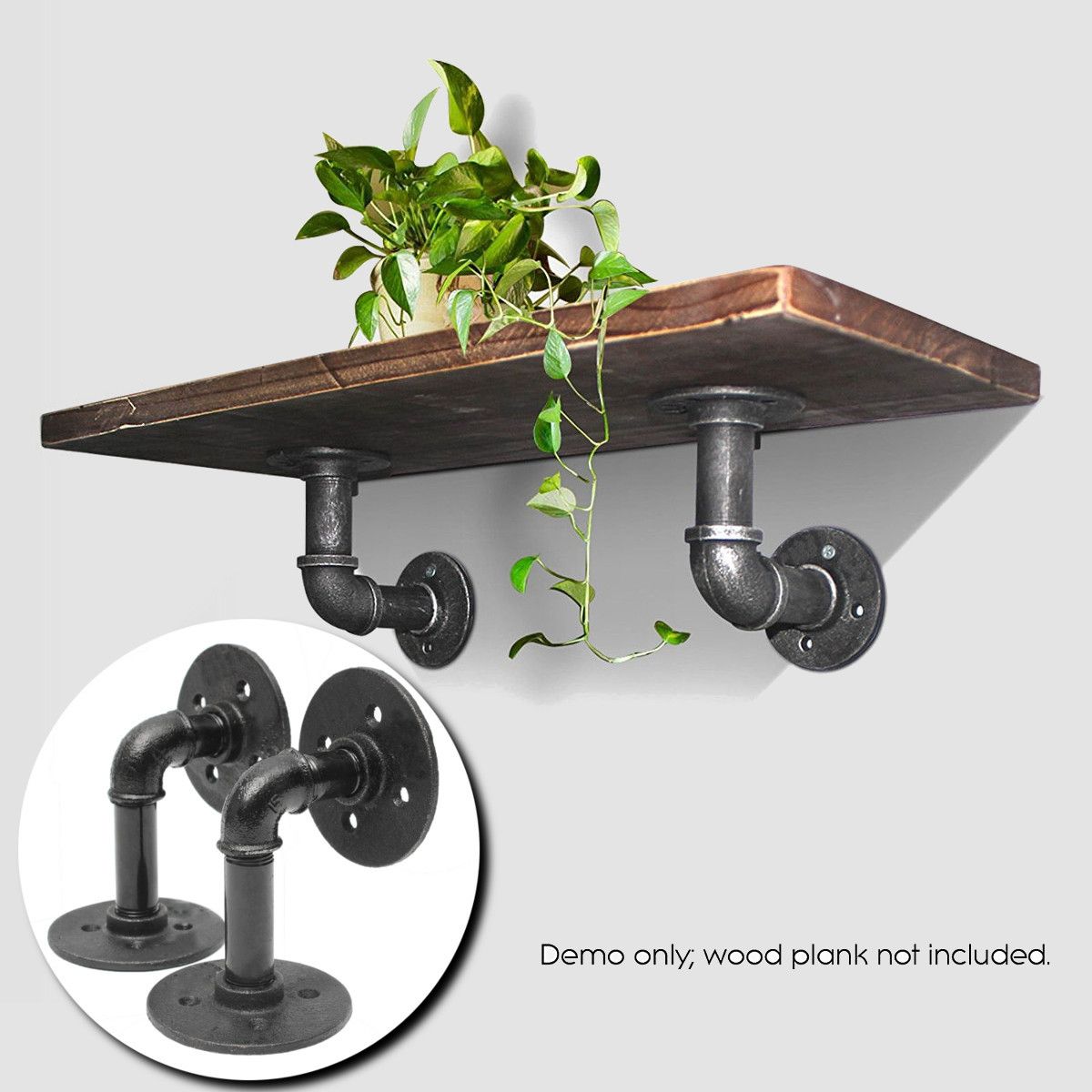 2Pcs-Industrial-Pipe-Shelf-Brackets-Bookcases-Holder-Shelving-Storage-Rustic-Decoration-1163567