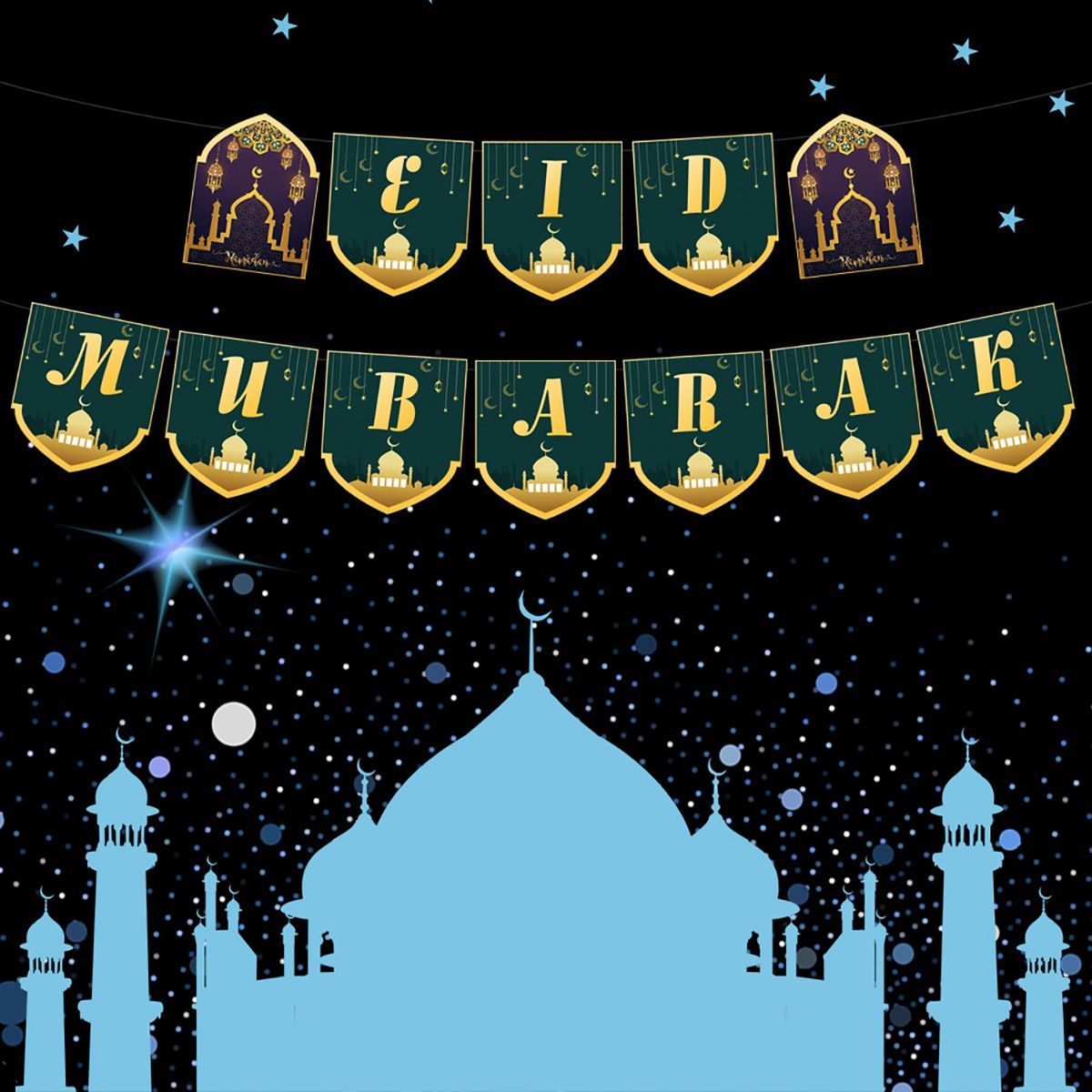 37PcsSet-Eid-Ramadan-Mubarak-Pentagram-Baner-Party-Foil-Balloons-Home-Decor-1695580