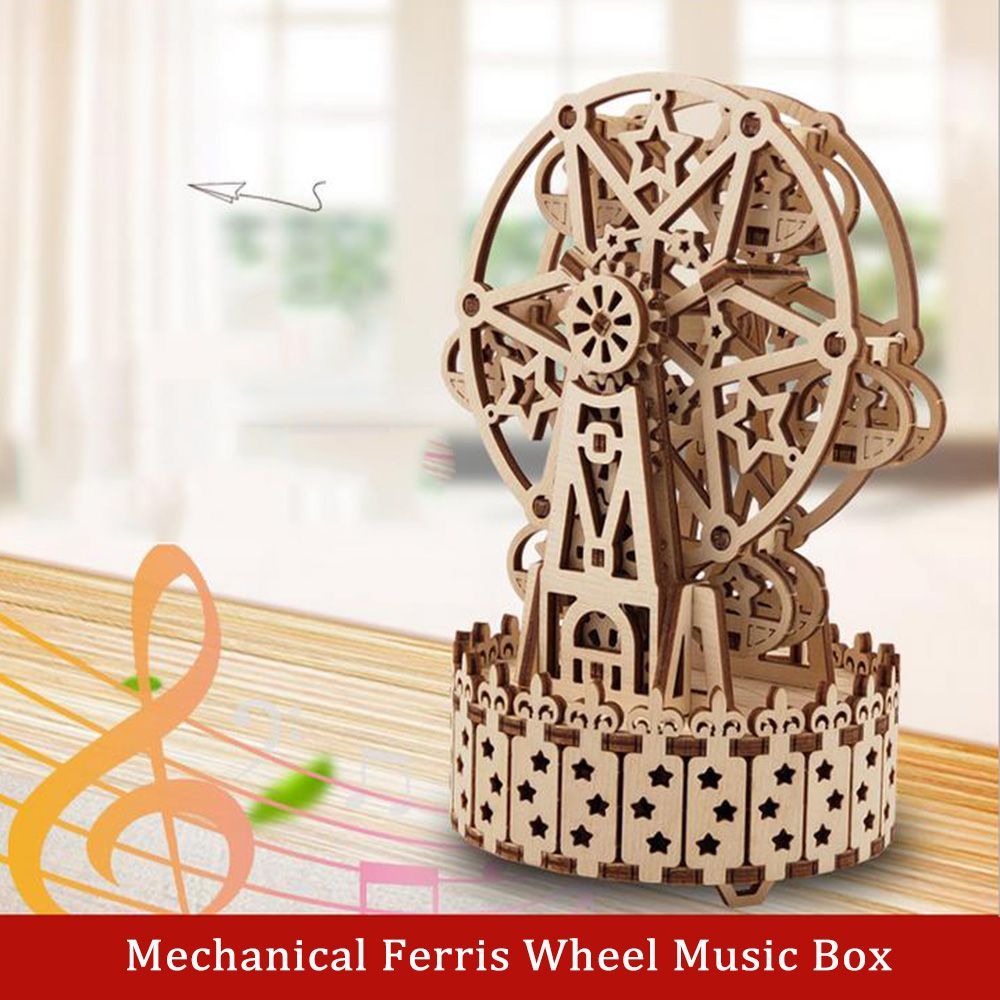 3D-Antique-Self-Assembly-Rotating-Wooden-Music-Ferris-Wheel-Gear-Box-Laser-Cut-Parts-Puzzle-Building-1535977