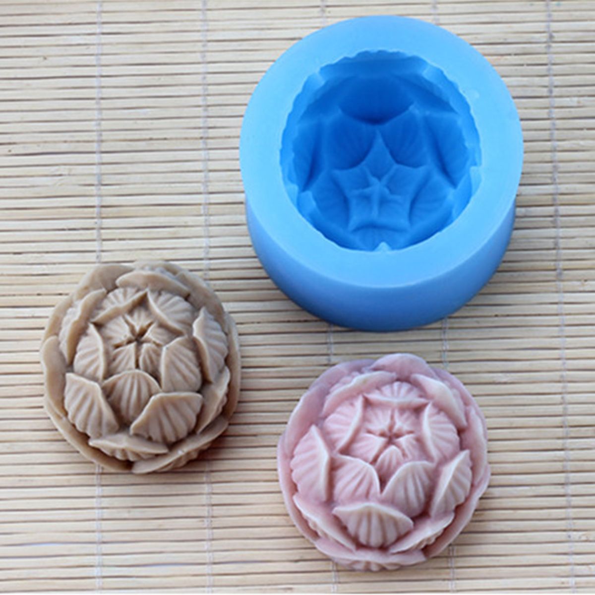 3D-Handmade-Silicone-Lotus-Flower-Soap-Mold-Candle-Making-Mold-Resin-1453433