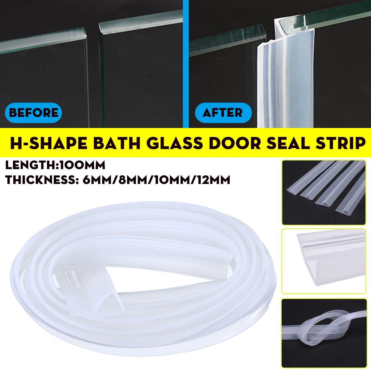 3M-h-Shape-Bath-Shower-Screen-Door-Window-Water-Sealing-Strip-Straight-681012mm-1679145