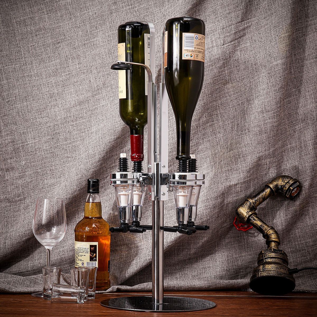 4-Liquor-Bottle-Dispenser-Liquor-Spirit-Shot-Alcohol-Pourer-Wall-Mounted-Bar-Tool-1690908