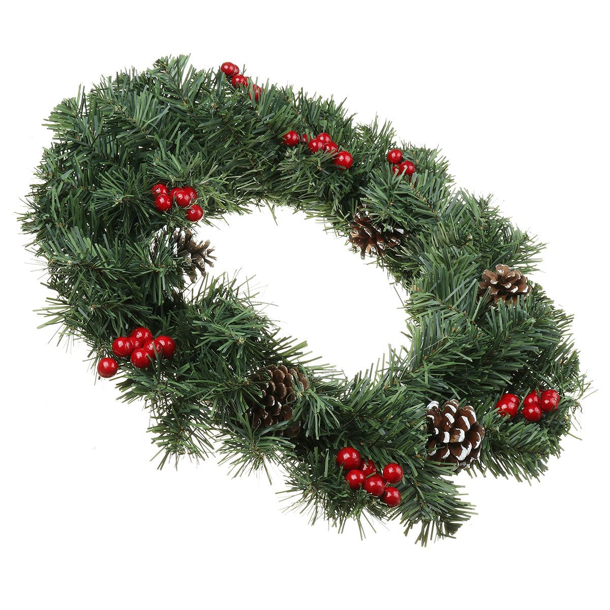 405060cm-Christmas-Garland-With-Pine-Cones-XMAS-Window-Wreath-Decorations-1608351