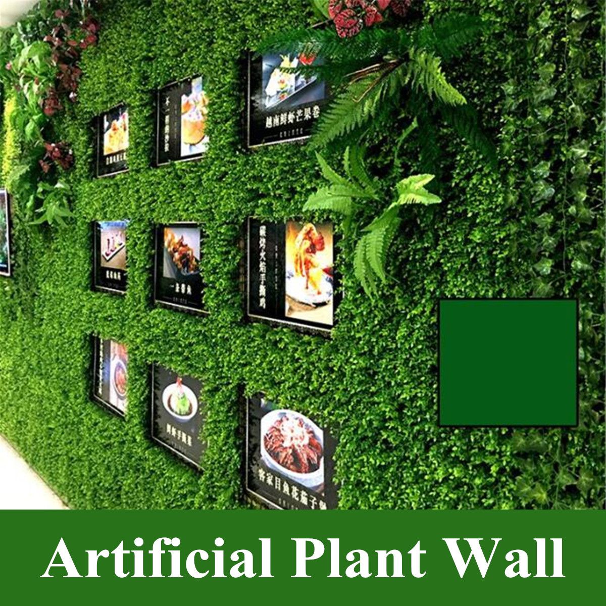 40x60cm-Artificial-Plant-Wall-Fence-Vertical-Garden-Panel-Decorations-Foliage-Hedge-1452759