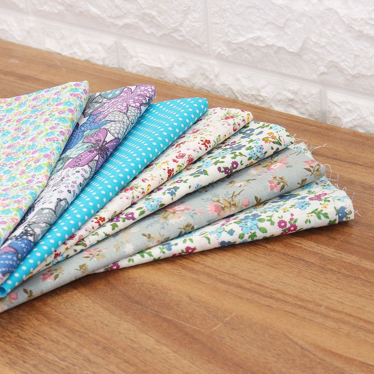 5050cm-7-PCS-Cotton-Cloth-Fabric-Sewing-Patchwork-Doll-Craft-Clothing-DIY-1739026