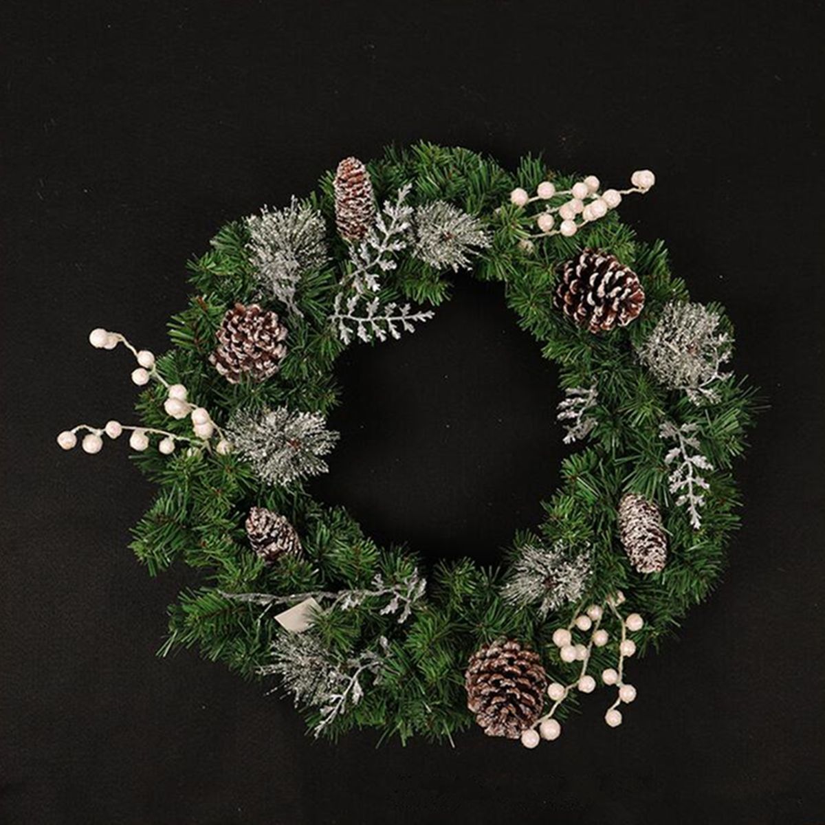 60CM-LED-Light-Christmas-Garland-Xmas-Nuts-Home-Shop-Door-Wall-Wreath-Decorations-1553565