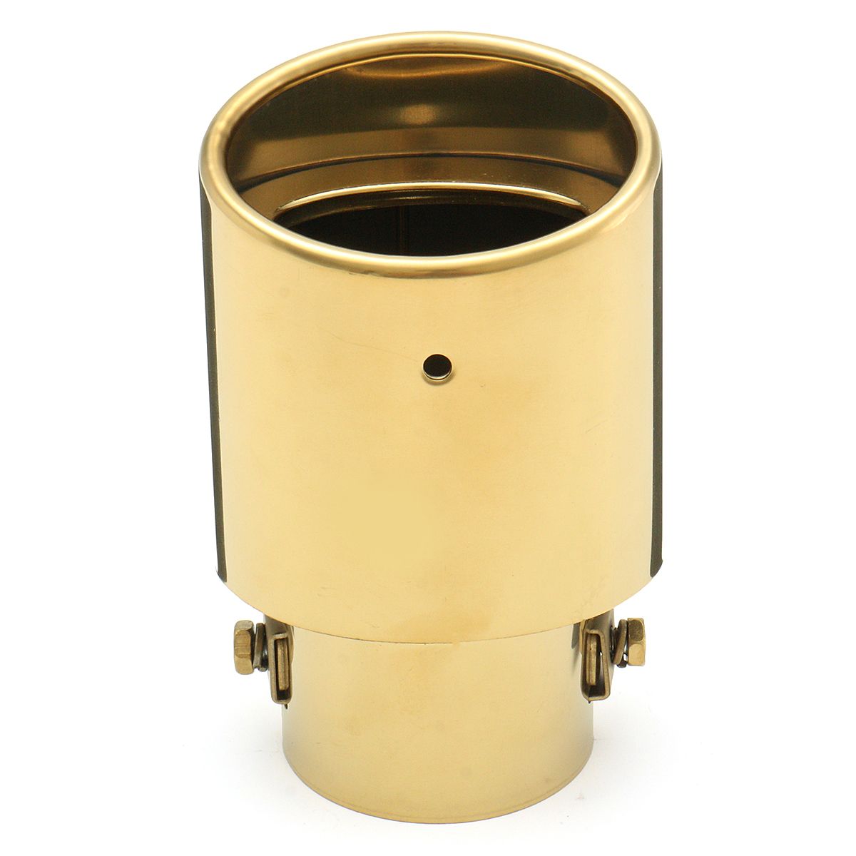 63mm-Universal-Gold-Stainless-Steel-Car-Rear-Inlet-Exhaust-Muffler-Tip-Silencer-1334788