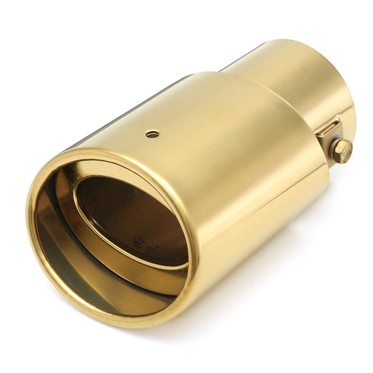 63mm-Universal-Gold-Stainless-Steel-Car-Rear-Inlet-Exhaust-Muffler-Tip-Silencer-1334788