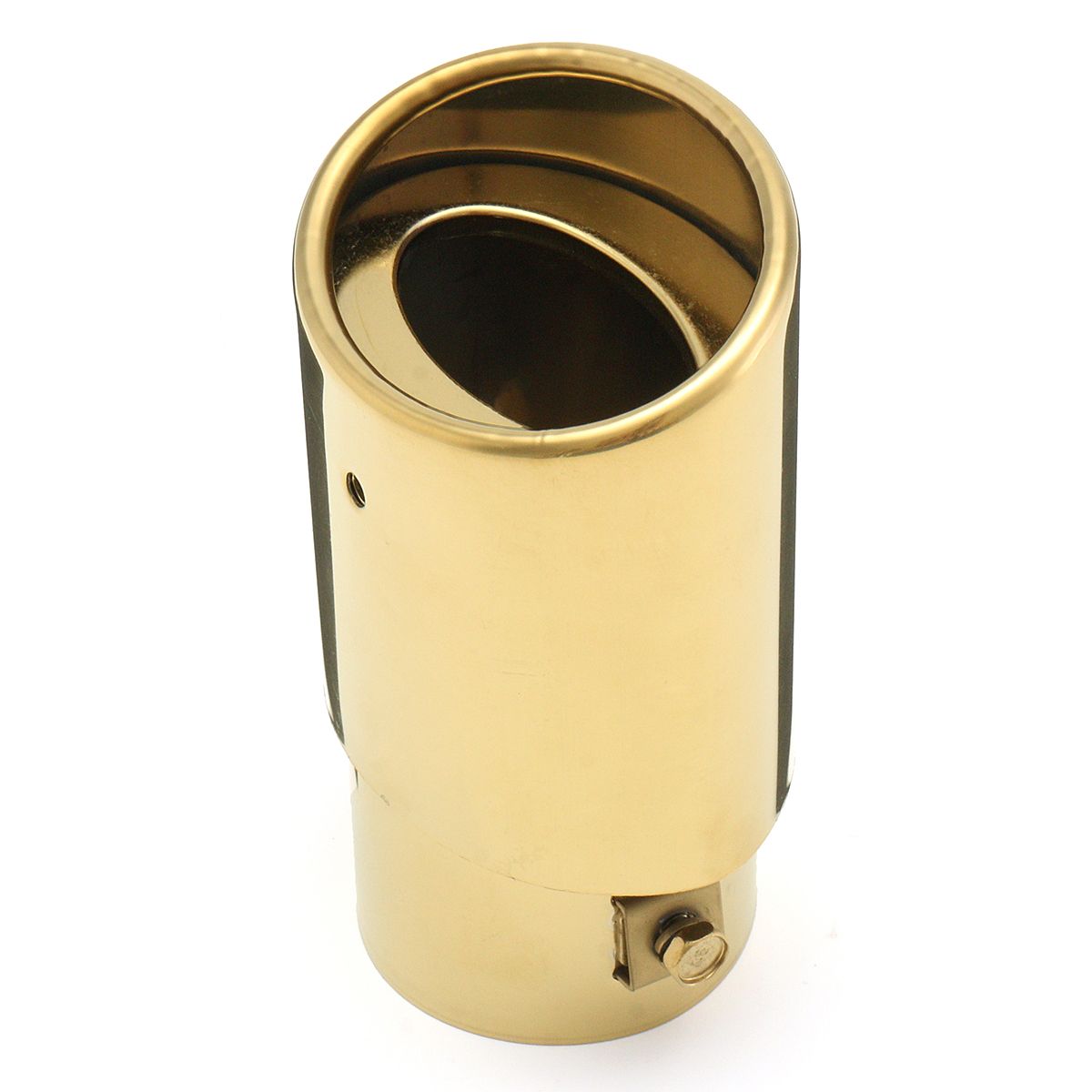 63mm-Universal-Gold-Stainless-Steel-Car-Rear-Inlet-Exhaust-Muffler-Tip-Silencer-1334788