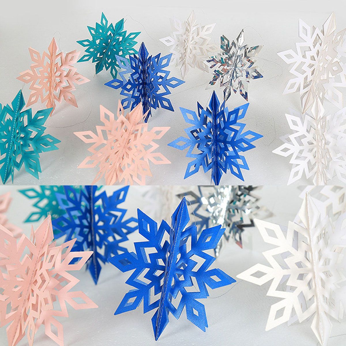 6pcs-Christmas-Party-Hanging-Decoration-Baubles-Xmas-Snowflakes-Home-Bar-Decor-1744746