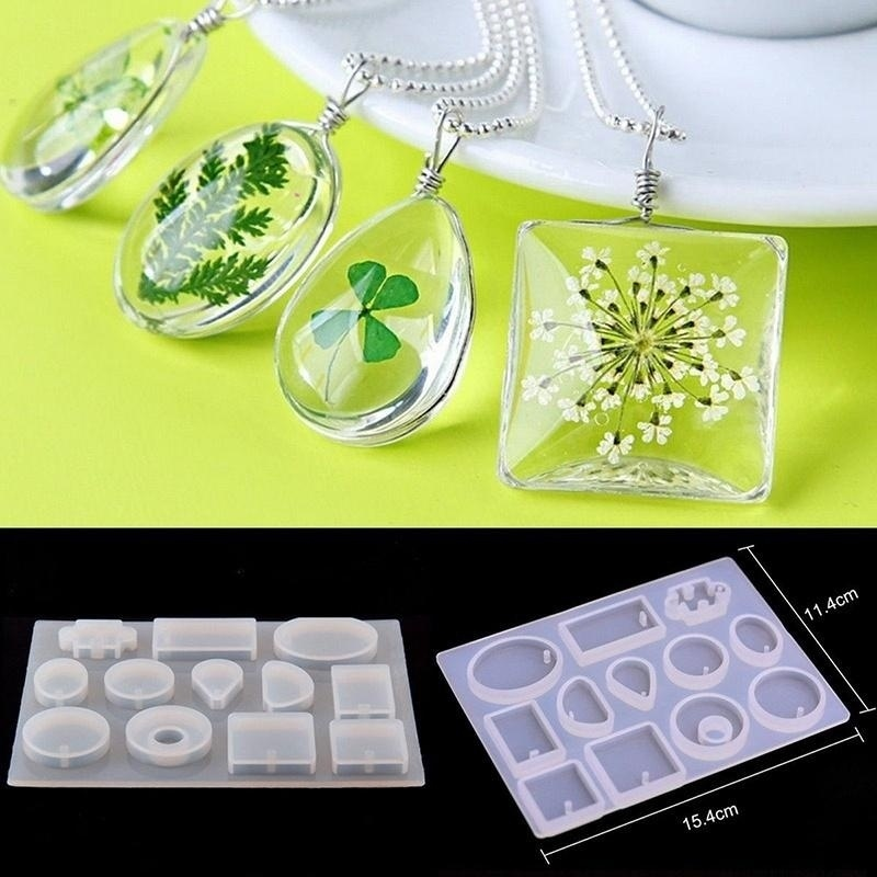 77PCS-DIY-Bracelet-Pendant-Epoxy-Mold-Set-Jewelry-Pendant-Mould-Craft-1757002