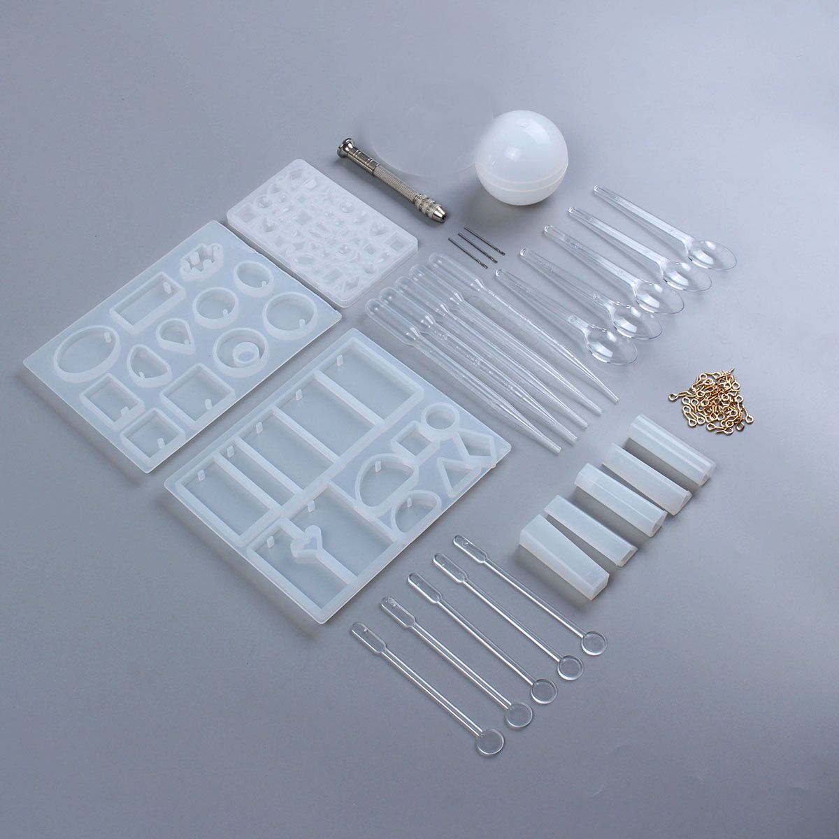 77PCS-DIY-Bracelet-Pendant-Epoxy-Mold-Set-Jewelry-Pendant-Mould-Craft-1757002