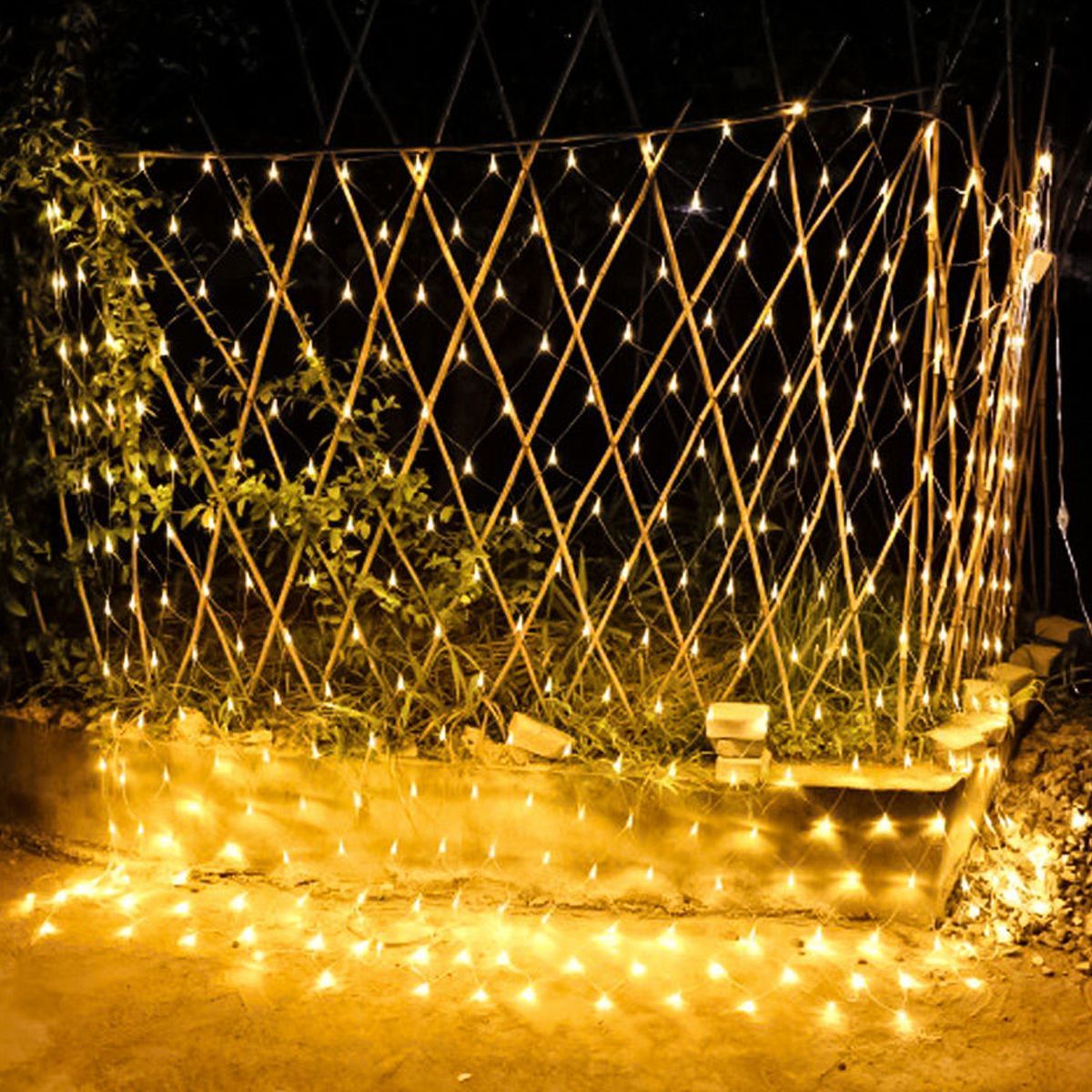 8Modes-Waterproof-Fishing-Net-Light-LED-String-Light-Outdoor-Garden-Decor-1750934