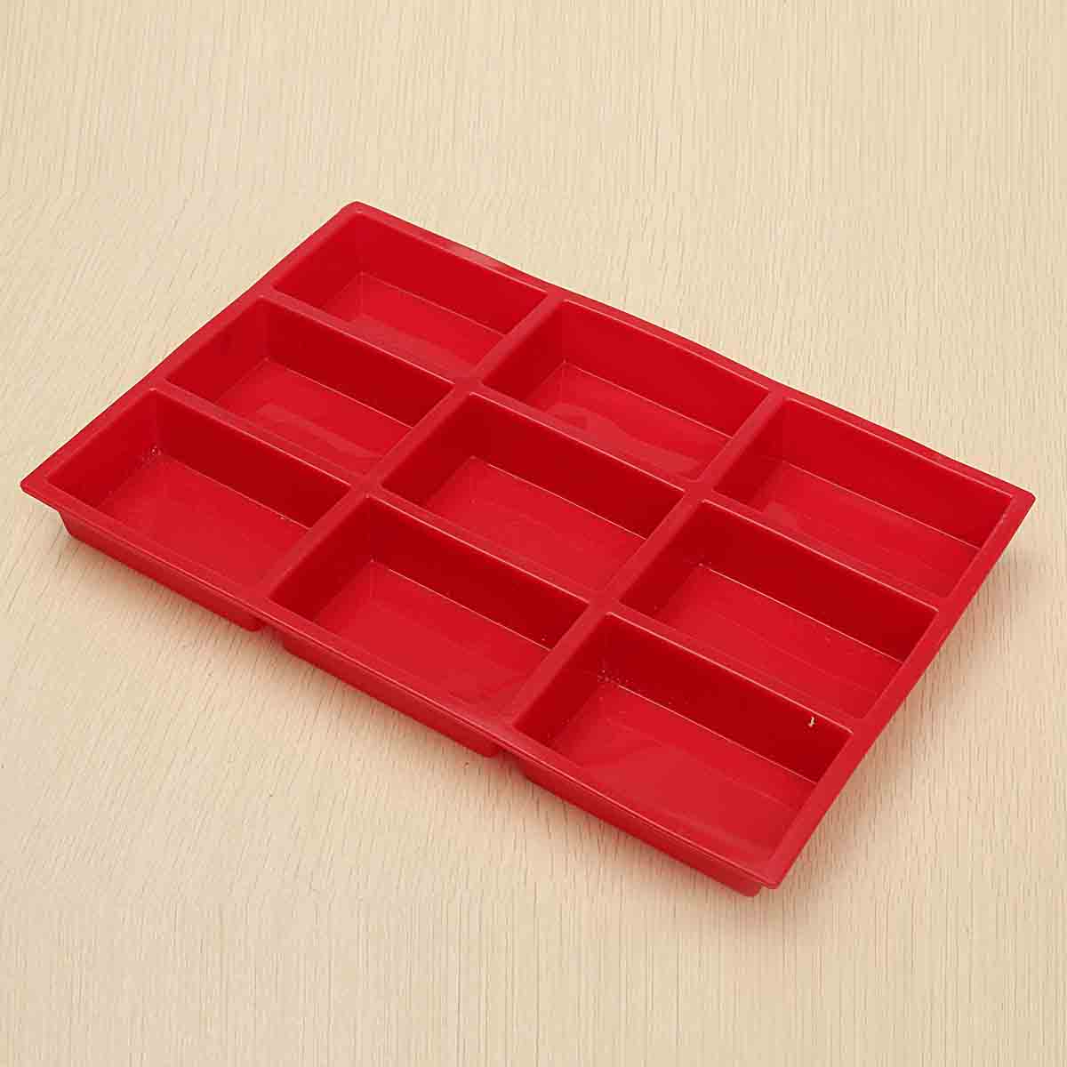 9-Cavity-Rectangle-Silicone-Bread-Cupcake-Mould-DIY-Chocolate-Soap-Bakeware-Tray-1491264