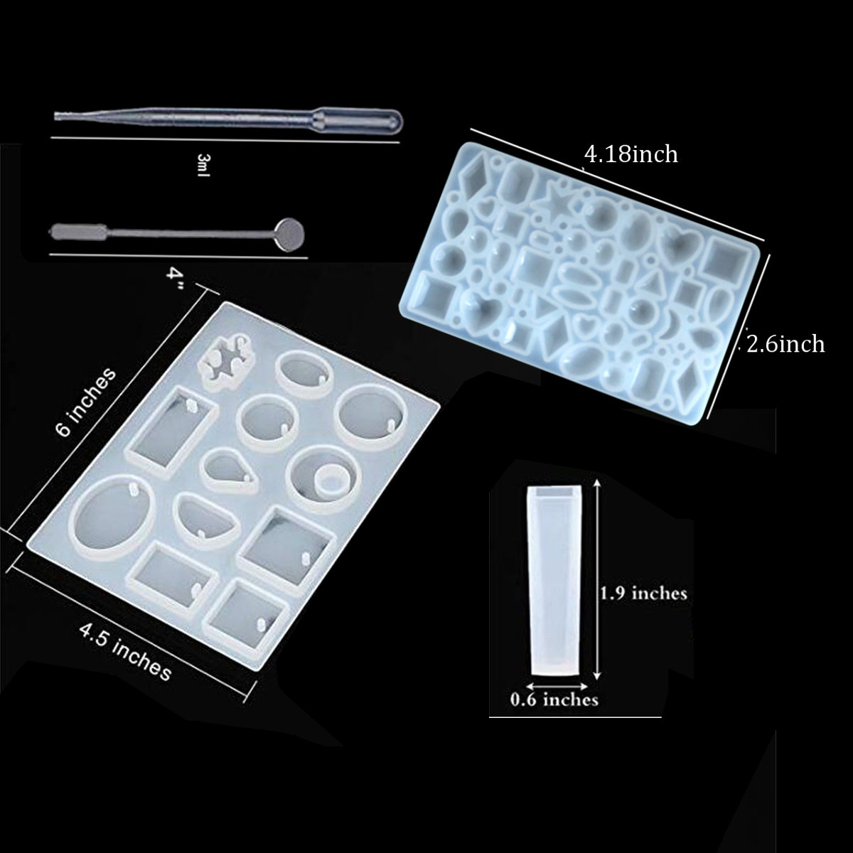 98PcsSet-Pendant-Trays-Set-DIY-Jewelry-Bezel-Making-Crystal-Bracelet-Pendant-Silicone-Resin-Mould-Je-1625836