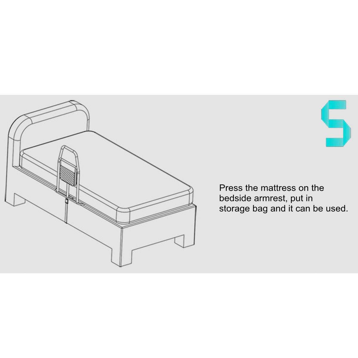 Aluminium-Folding-Bed-Assist-Rail-Handle-Adult-Elderly-Home-Hospital-Aids-Safety-1664616