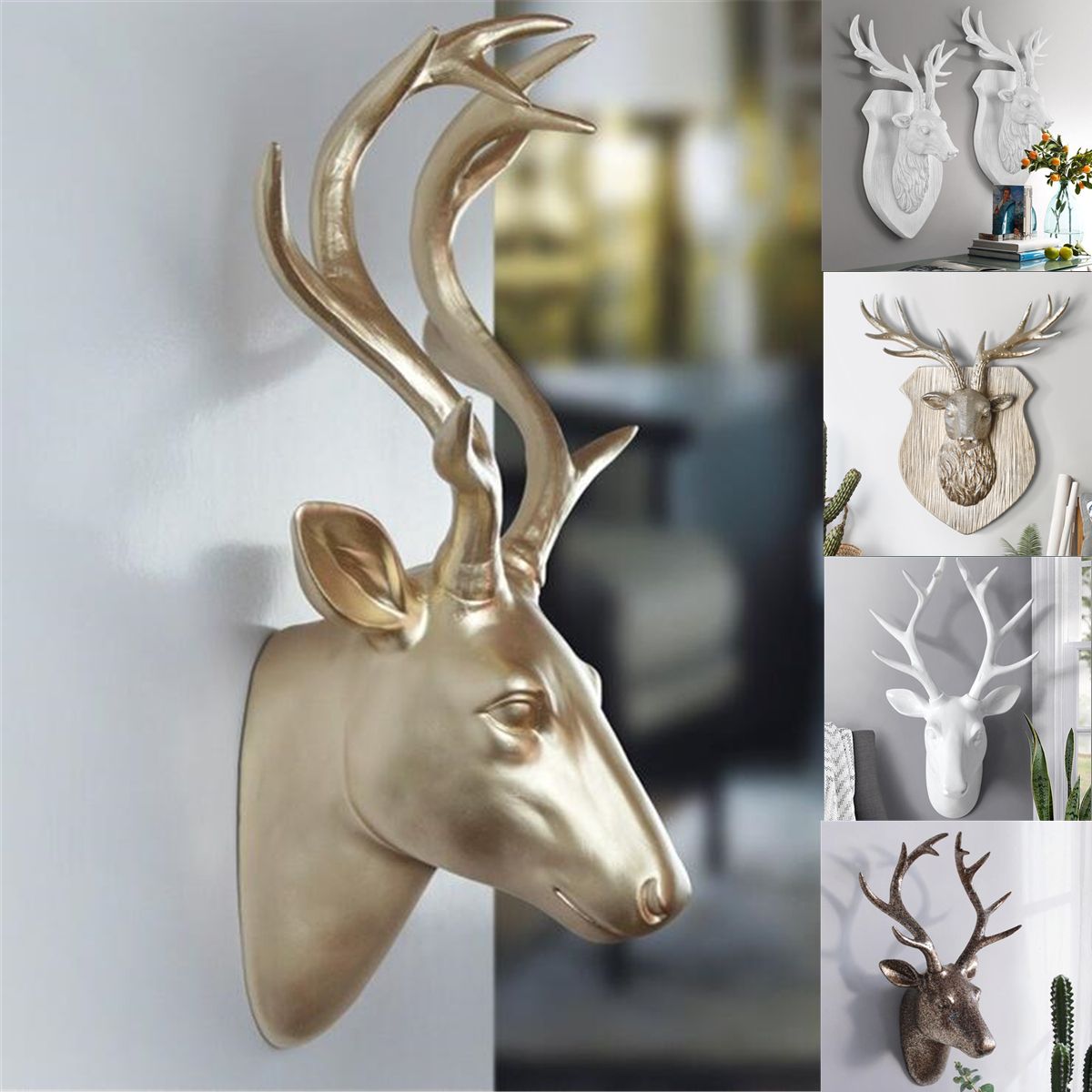 Animal-Deer-Head-Antelope-Hanging-Stereo-Creative-Living-Room-Mural-Wall-Background-Decorations-Resi-1468866