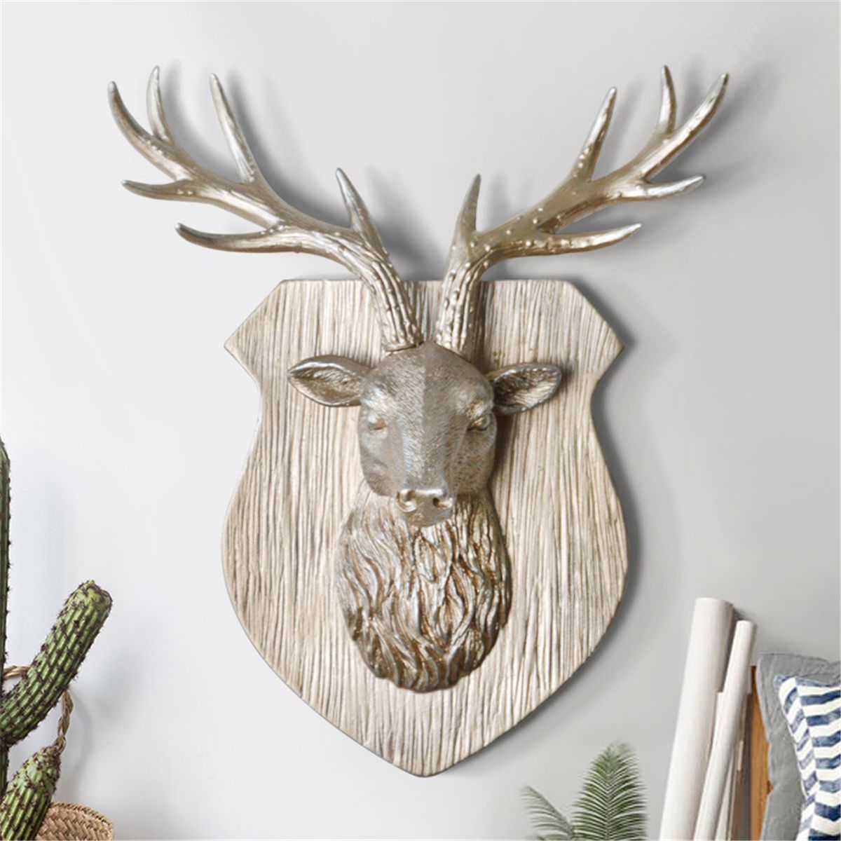 Animal-Deer-Head-Antelope-Hanging-Stereo-Creative-Living-Room-Mural-Wall-Background-Decorations-Resi-1468866