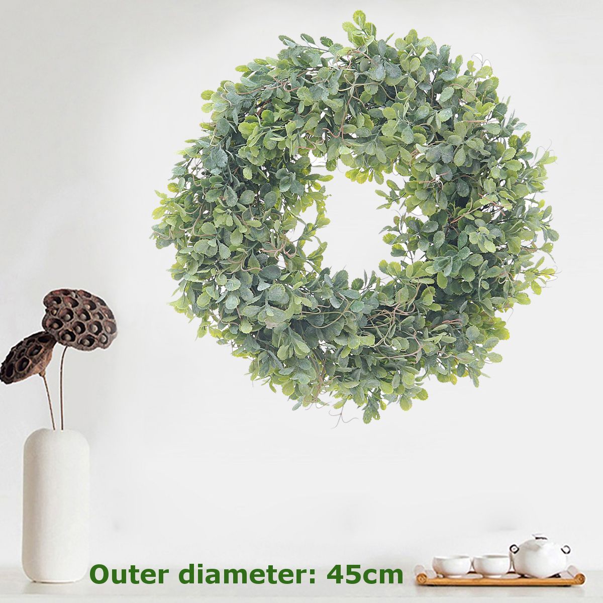 Artificial-Green-Leaves-Grass-Wreath-Plant-Garland-Front-Door-Wedding-Decorations-45CM-1643772