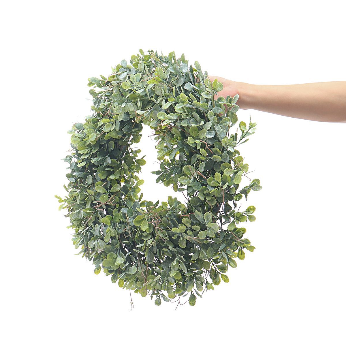 Artificial-Green-Leaves-Grass-Wreath-Plant-Garland-Front-Door-Wedding-Decorations-45CM-1643772