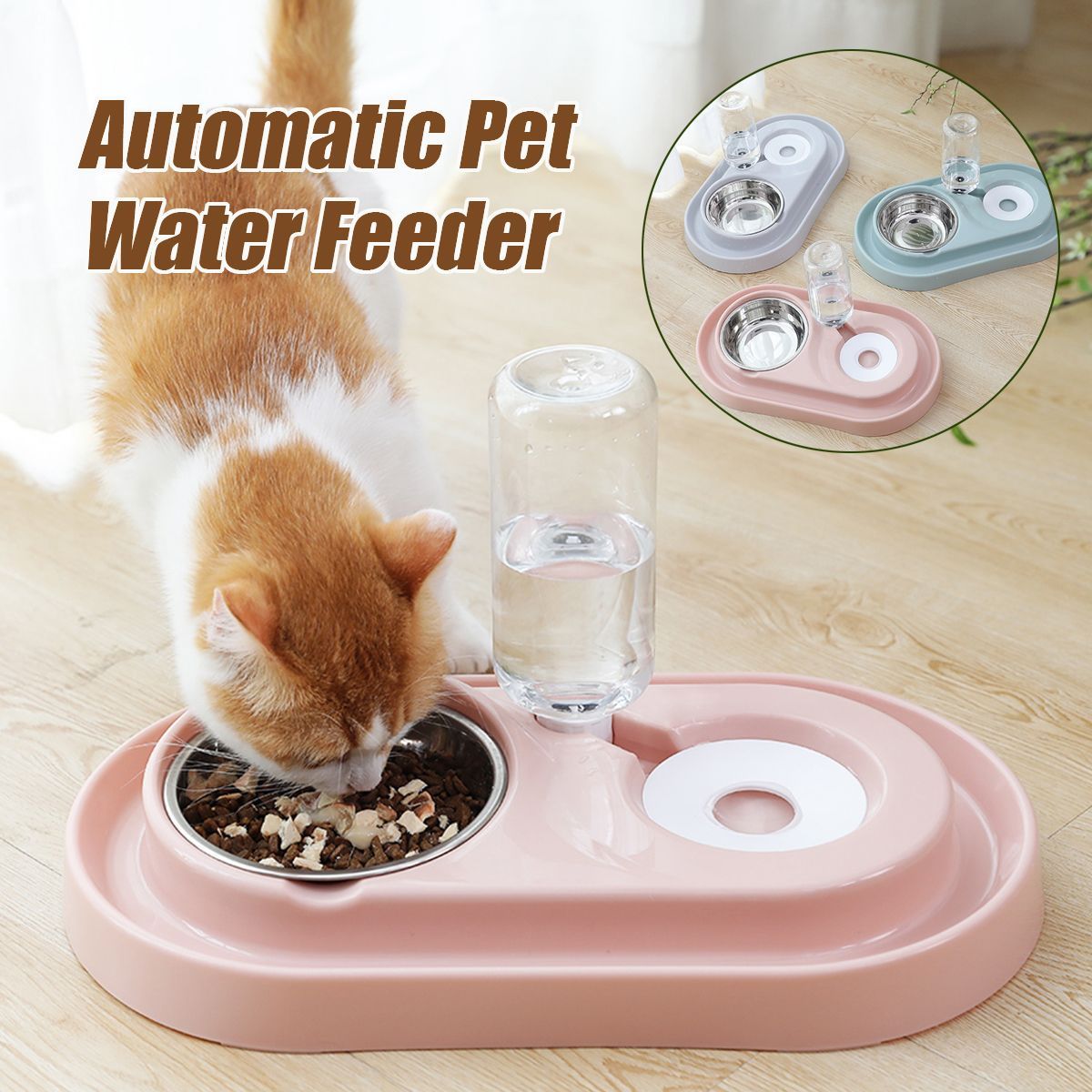 Automatic-Pet-Dog-Cat-Drink-Water-Dispenser-Feeder-Food-Bowl-Dish-1570762