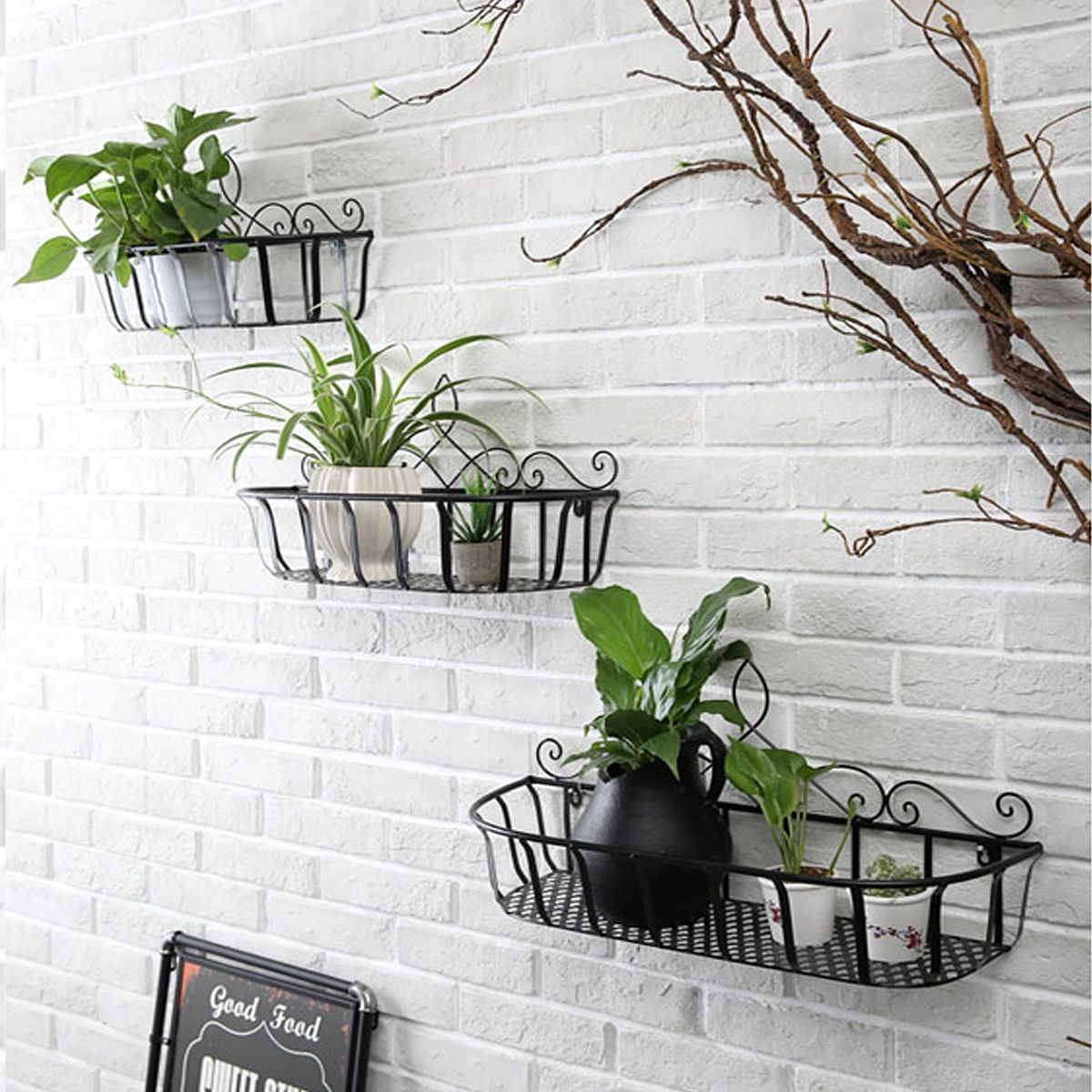 BlackWhiteBronze-SML-Iron-Flower-Pot-Stand-Small-Pot-Wall-Holder-1727480