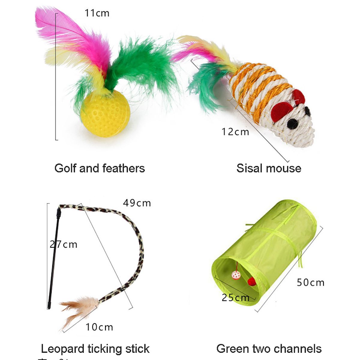 Cat-Play-Toys-Roller-Plush-Ball-Feather-Teaser-Wand-Interactive-Mouse-Tunnel-1628991