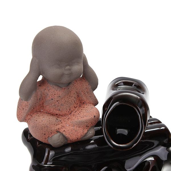 Ceramic-Backflow-Incense-Cone-Burner-Monk-Censer-Holder-Buddha-Home-Fragrant-Furnace-1131577