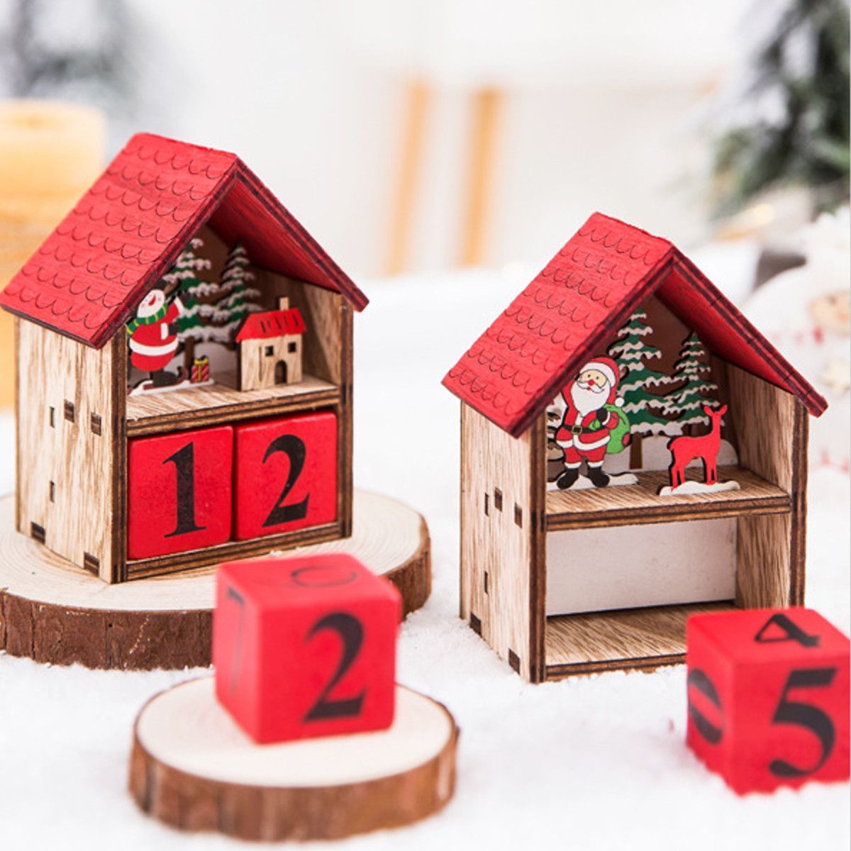 Christmas-Advent-Calendar-LED-Light-Up-Wood-House-Santa-Claus-Snowman-Home-Decoration-1761640